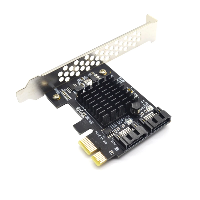 PCIE to SATA Expansion Card Marvell 9125 Chip PCI Express X1 to 2 Port SATA 3.0 6Gb Adapter Controller PCI-E SATA Extension Card — view 6