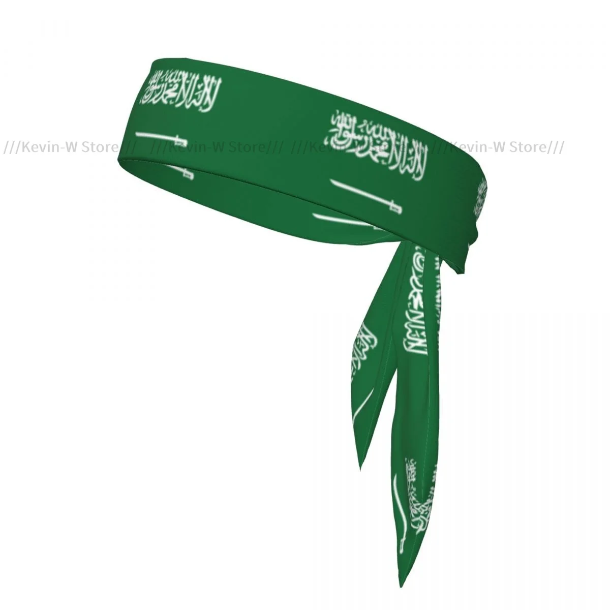 Headband with Saudi Arabia flag