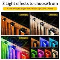 1-8Pack solaire pont lumières extérieur étanche solaire LED lumières jardin décor lumière du soleil pour escaliers garde-corps cour voie éclairage 2
