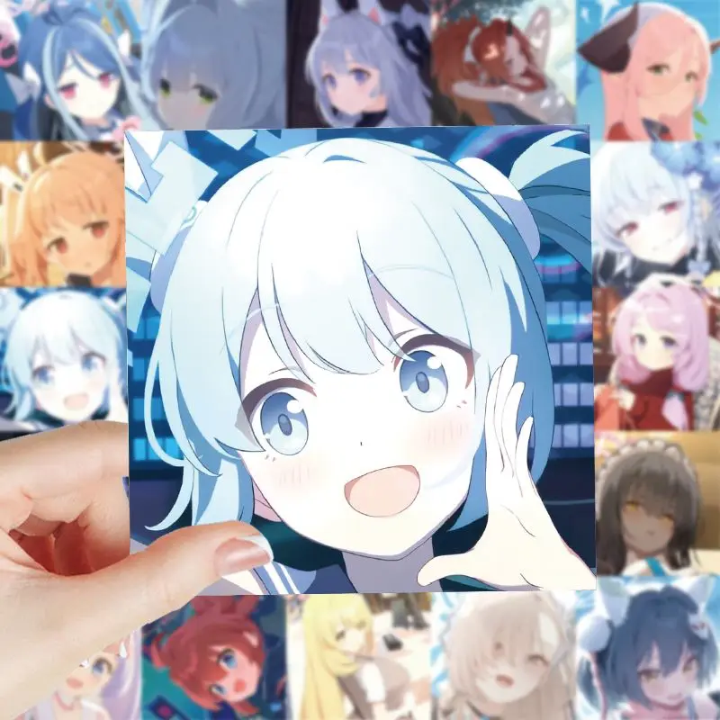 

Blue Archive Sticker Poster Photo Anime Stickers Childrens Stationery Student Wallpaper Decorative Ledger Waterproof Stickers