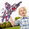 Electric Airplane Toy Rechargeable Throwing Foam Plane Flight Mode Glider Plane With Spinning Function Outdoor Flying Toys 5