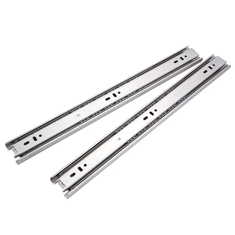 3 Section Soft Close Ball Bearing Drawer Slides Full Extension Side Mount Runner Damping er Cabinet Rails 11/13/15inches
