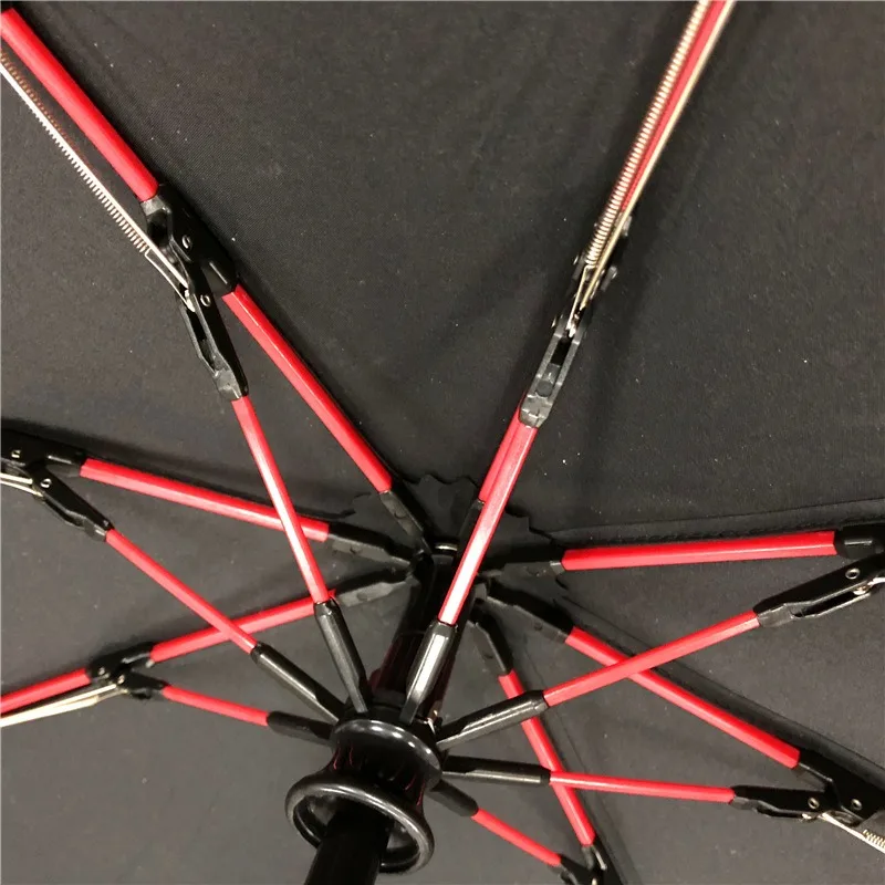 Tri-fold Fully Automatic Umbrella Tire Handle For Audi Car Advertising Umbrella Gift Luxury