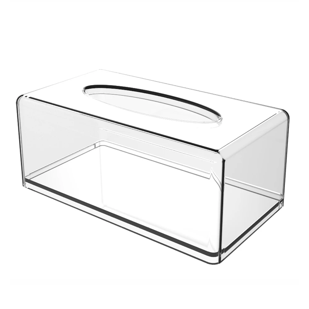 

Thickened Design Paper Boxes - Acrylic Tissue Box Holder - Transparent Tissue Box And Restaurants. Transparent Tissue Box