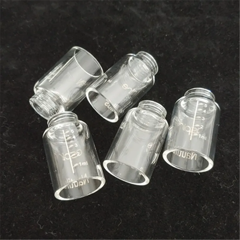 5PCS FATUBE Replacement O Ring Sealing Glass Bell Cap tube for Nautilus 5ML /  Nautilus MINI 2ml Glass cover