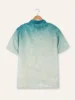 Summer Fashion Gradient Color Design Top Men's Short Sleeve Shirt Turtle Print Hawaiian Shirt Beach Vacation Oversized T-Shirt 3