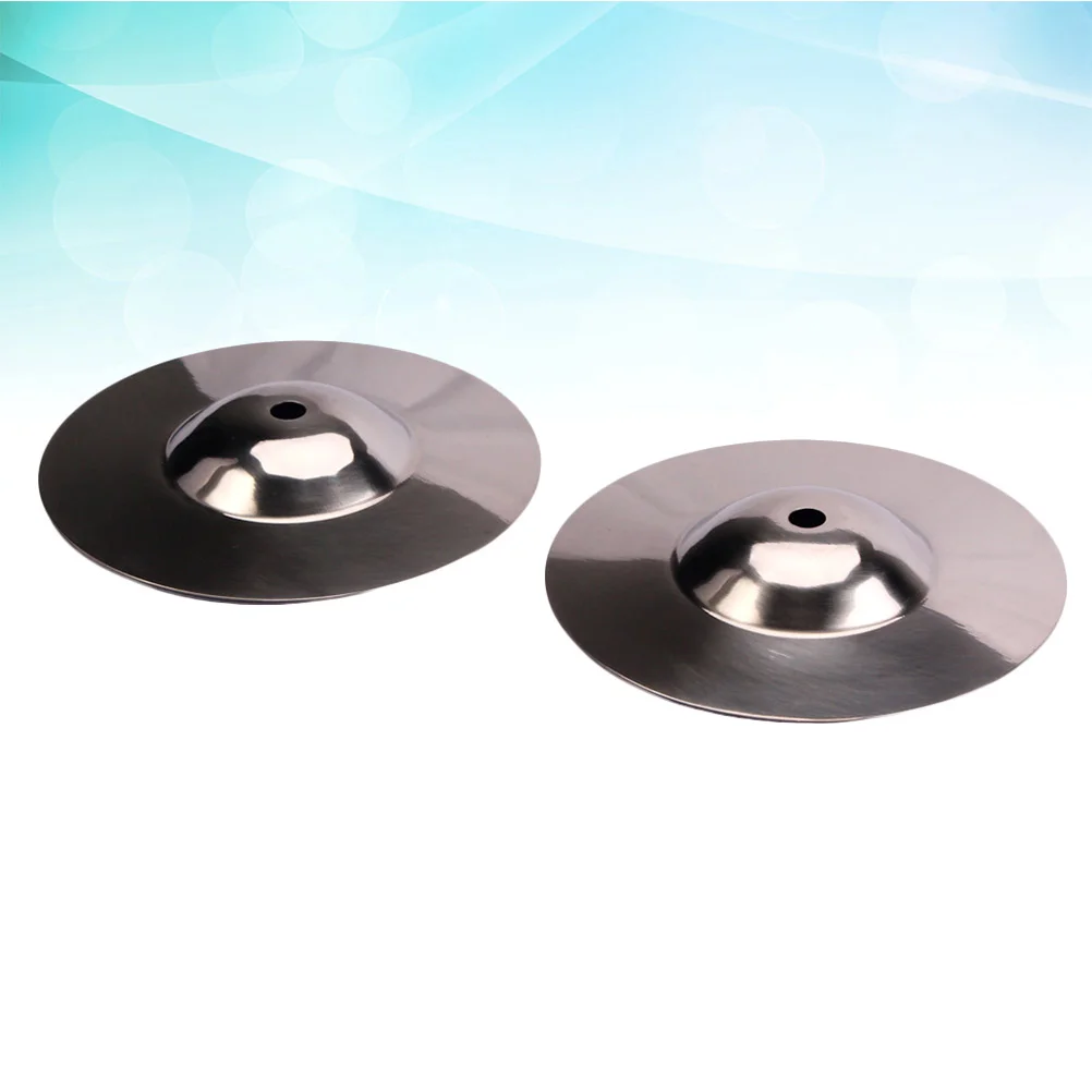 2pcs Beginner Crash Cymbal Drum Durable Percussion Instrument Accessories WD01