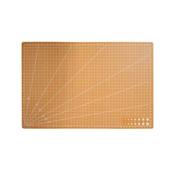 Premium Double-Sided Craft Cutting Mat - Durable Cutting Board for Sewing, Art, and DIY Projects in 5 Vibrant Colors (Orange)
