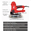 Dustless Electric Drywall Sander Wall Putty Polisher Hand Grinder Led Double Light Grinding machine Grinder for Home Decoration 3