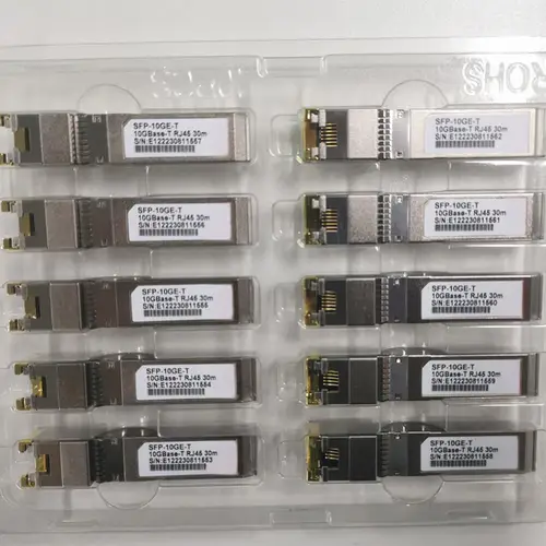SFP+10G RJ45 30M fiber optic transceiver copper module FTTX network compatible with TP-LINK Mikrotik media converter rj45 port - Image 4
