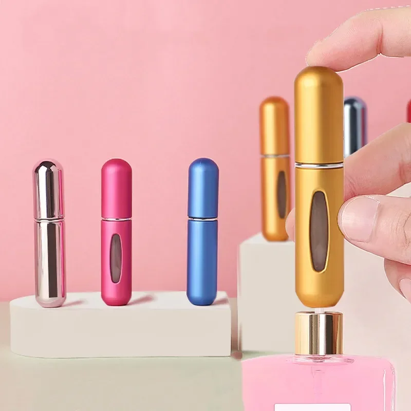 5ml Mini Portable Perfume Refill Bottle Refillable with Spray Jar Scent Pump Empty Cosmetic Containers Atomizer for Travel Tools perfume bottle perfume atomizer mini perfume bottle perfume refill bottle mini perfume atomizer refillable bottle refillable lotion bottle refillable empty bottle refillable cosmetic bottle refillable perfume bottle