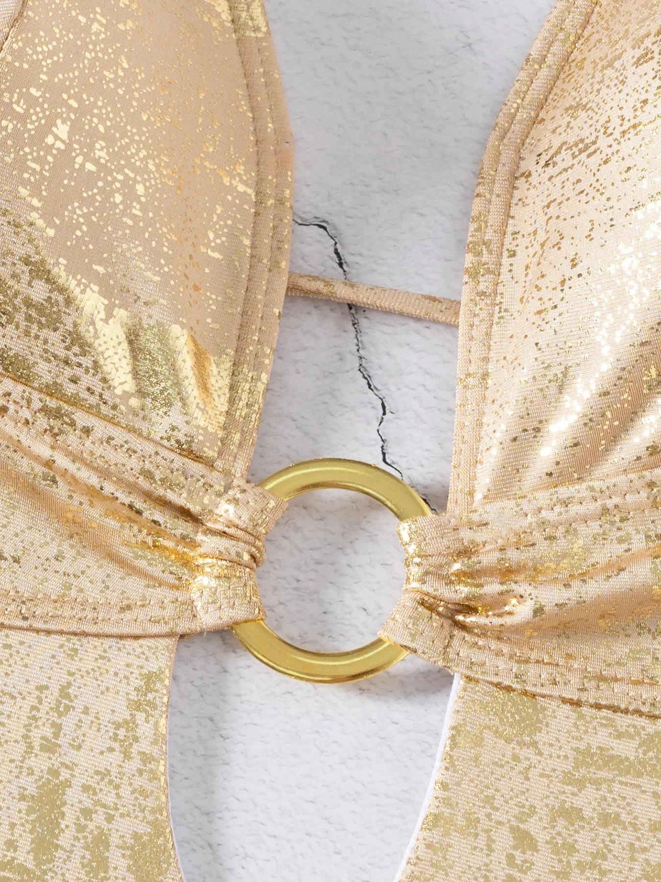 Shiny Gold One Piece Swimsuit 2025 Women Deep V Neck Hollow Out Backless Swimwear Summer Beach Bathing Suit Holiday Monokini 5 Shiny Gold One Piece Swimsuit 2025 Women Deep V Neck Hollow Out Backless Swimwear Summer Beach Bathing Suit Holiday Monokini 5