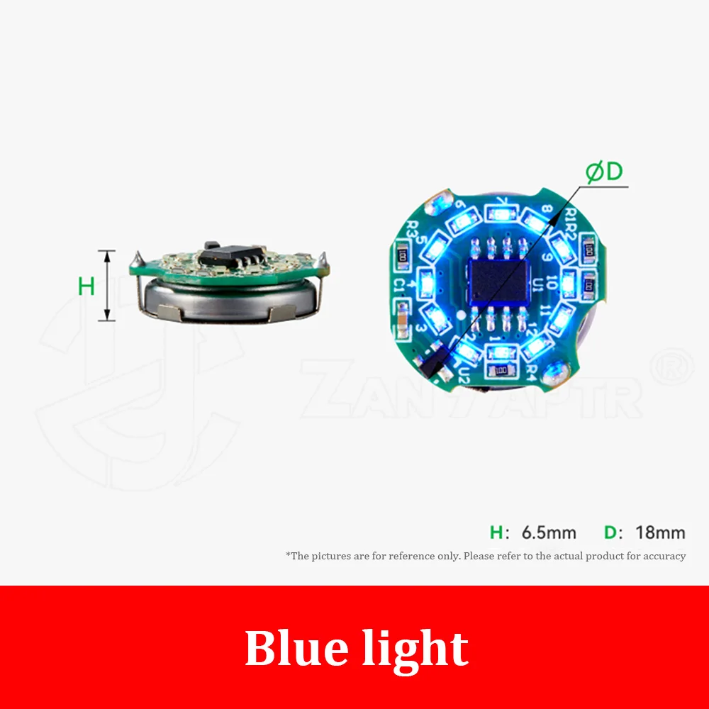 لمصباح LED بحلقة مختبر بامبو مع التحكم المغناطيسي DIY أجزاء نموذج الطباعة ثلاثية الأبعاد للطابعة ثلاثية الأبعاد