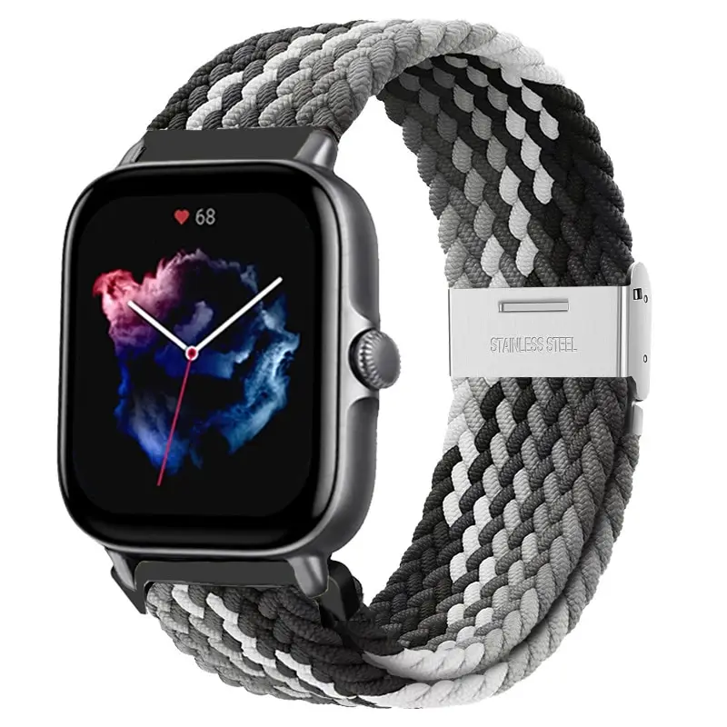 Braided Elastic Watch Band - 20mm/22mm Premium Strap