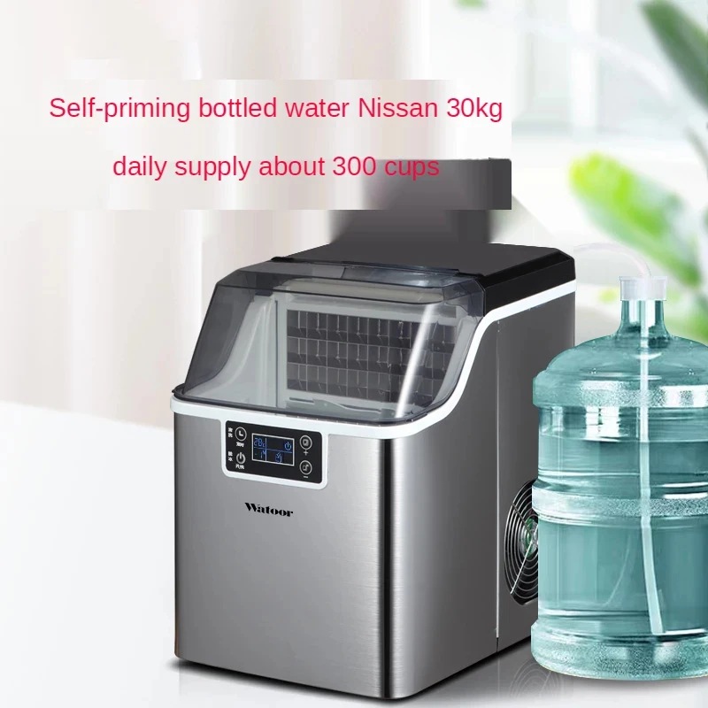 

Commerciële Kleine Melk Thee Winkel Ijsmachine Handleiding Emmer Water 30 Kg Slaapzaal Bar Ice Machine Ce