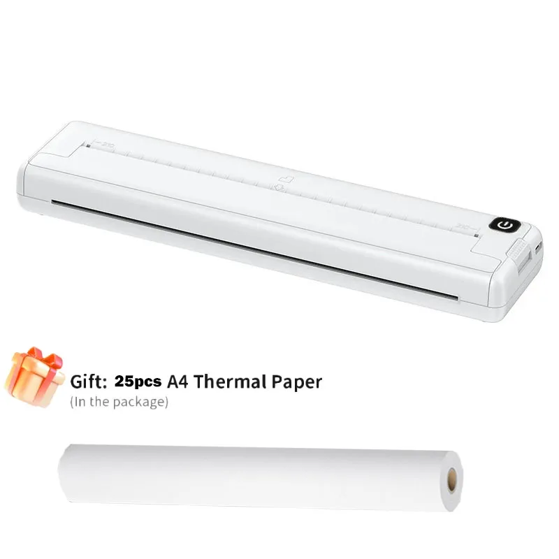 طابعة حرارية محمولة A4 تدعم andoid/Apple/Windows A...