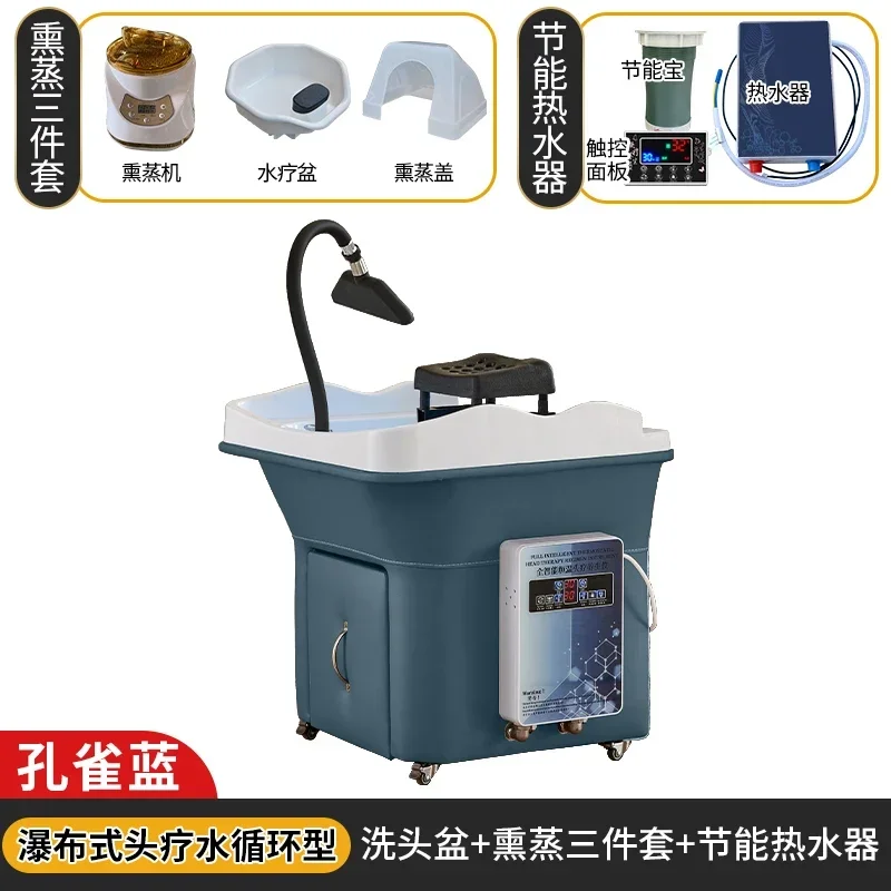 Comfort Hair Washing Station Chair Move Comfort Shower Head Stylist Shampoo Chair Salon Lettino Massaggio Furniture MQ50SC