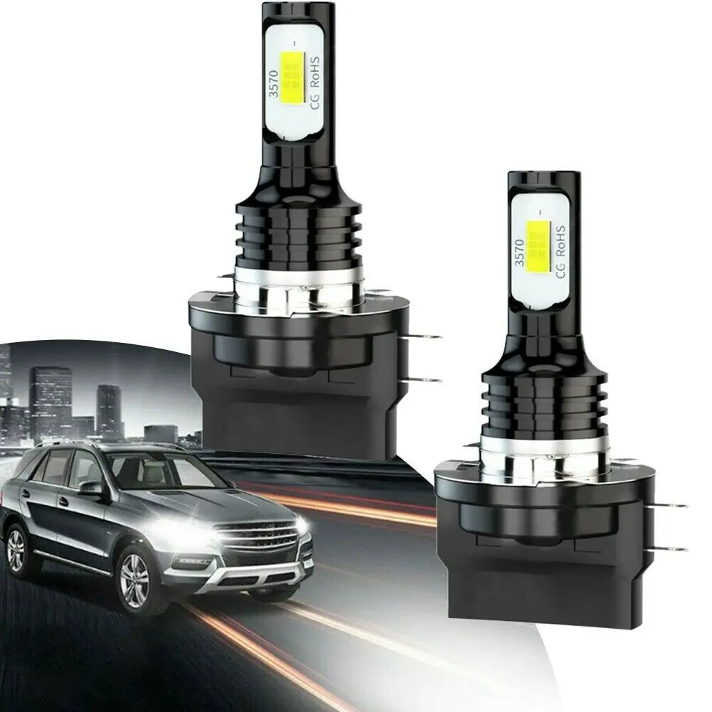 BHFBNI H11B Led Lamp 3570 20000LM Car Headlight 240W High Power CSP Automobile Bulb Fog Light 9-24V 3000K 6000K Straight Plug