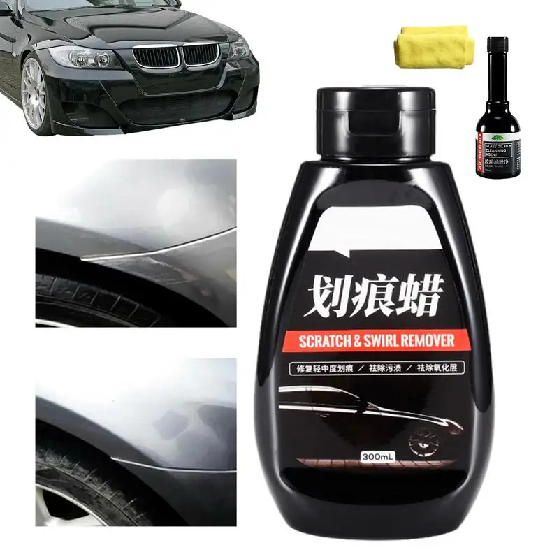 

Liquid Scratch Repair Wax Car Paint Repair Agent 300ml Car Mild Scratch Wax Auto Scratch Repair And Polishing Wax Accessories