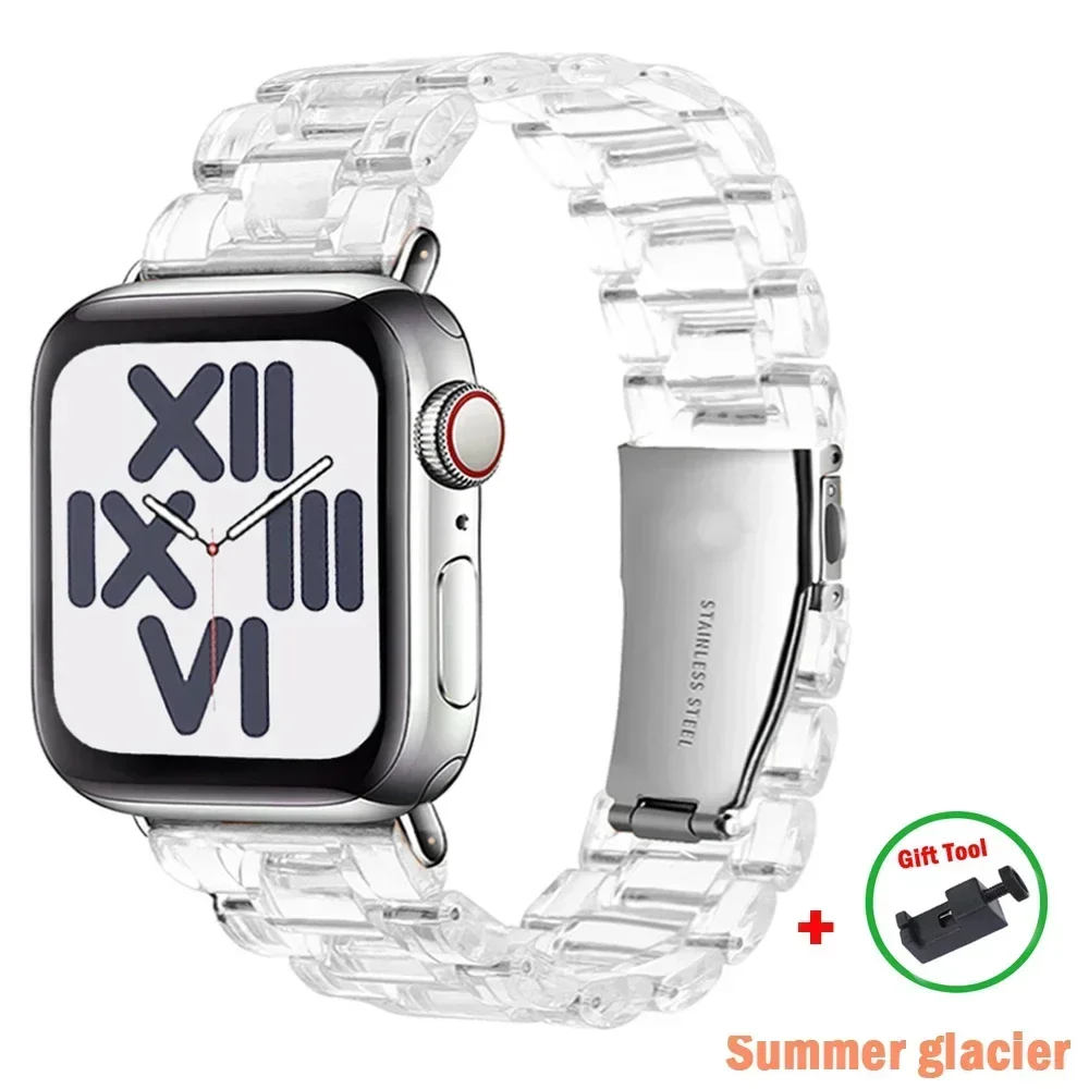 Enhanced Transparent Link Bracelet with Tool