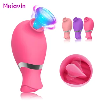 7 Speed Tongue Licking and Sucking Vibrators 50db Quiet Powerful Clitoris Stimulator Sucking Licking Vibrator for Women Sex Toys 1