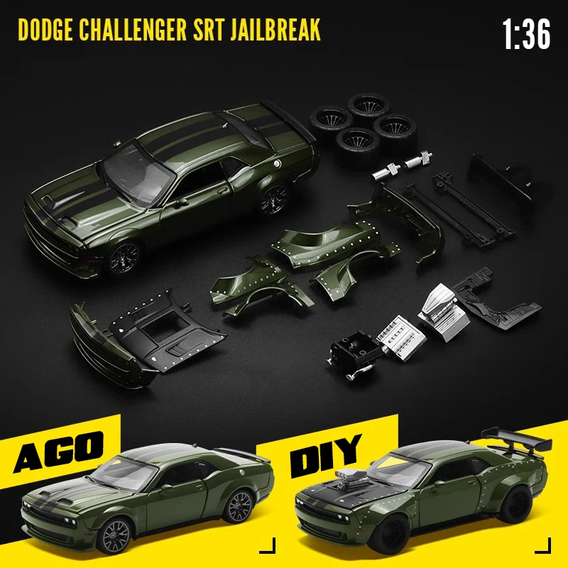 CCA MSZ 1:36 Dodge Challenger Modified Car Sports Car Replacement