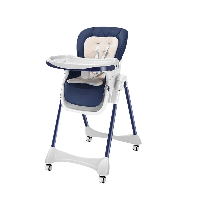 Portable Foldable Baby Dining Chair Home Cartoon Children's Dining Chair Is Available for Sitting or Lying Down