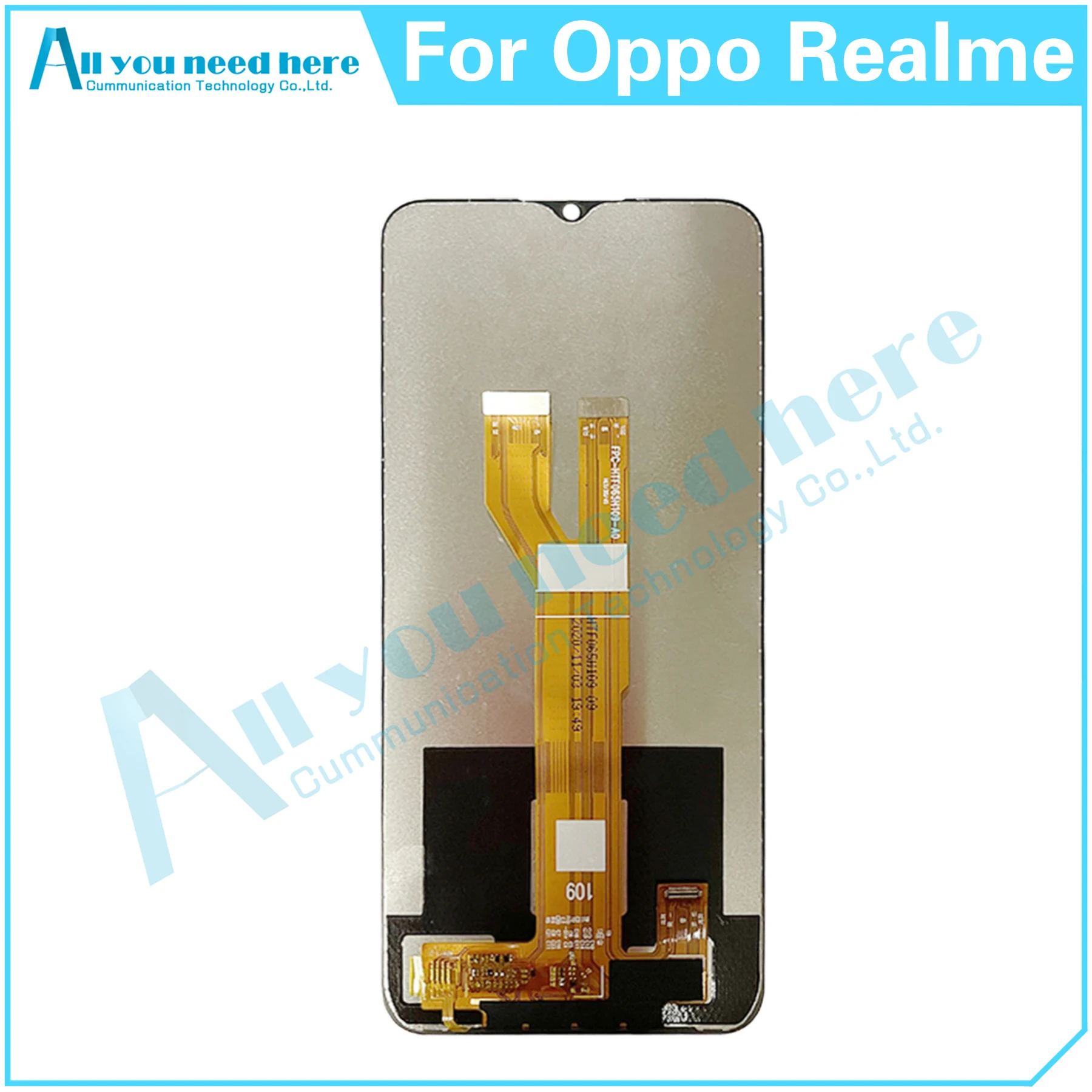100% Test For Oppo Realme C20 C21 C11 2021 LCD Display Touch Screen Digitizer Assembly Repair Parts Replacement