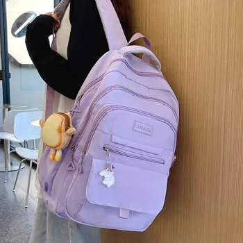 Zaino da donna Zaino da scuola per ragazzi e ragazze per ragazze adolescenti Studenti Kawaii Zaino per bambini Borsa per libri per laptop Bolsas Mochila