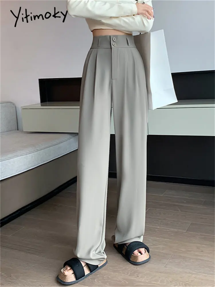 Yitimoky High Waisted Pants for Women Spring 2023 New Elegant