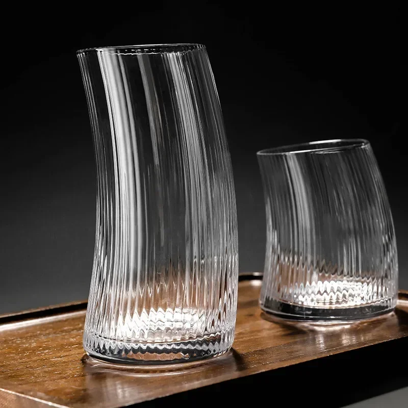 Household Shaped Glass Nordic Cup Creative Sailing Crescent Cup Juice Cocktail Mojito Glass