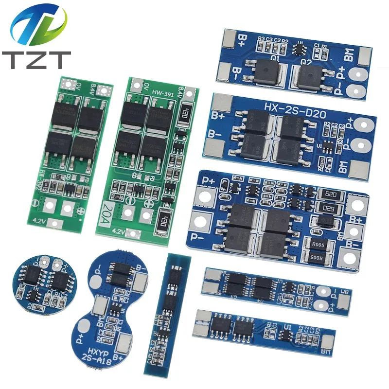 Battery Protection Board 2S 3A 4A 5A 8A 10A 13A 20A 7.4V 8.4V Li-ion 18650 Lithium battery protection board / BMS board Standard / Balance