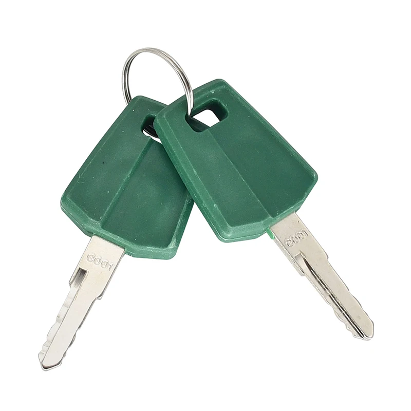 2pcs Ignition Keys 11444208 VOE11444208 C001 Compatible with Volvo Wheel Loader L105 L50C L70C L90C L120C L150C L180C L330C