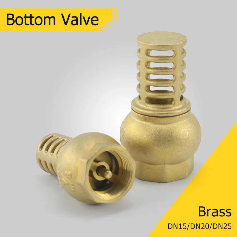 Buy Brass Foot Valve Strainer Complete Set With Hose Barb - MyDeal