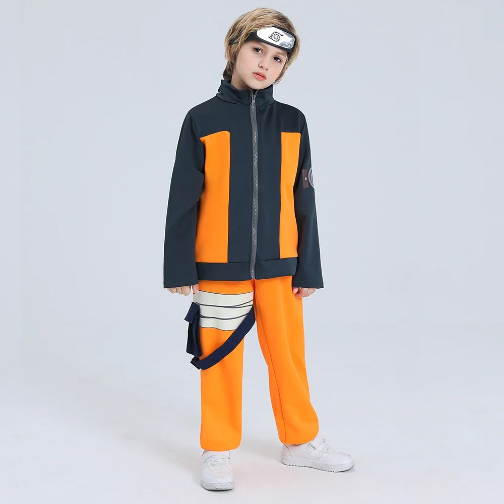 Children Clothes Sets Boys Anime Ninja Naruto Anime Cosplay Costumes Kids Fancy-dress Halloween Carnvial Dress-up Party Outfit superhero cosplay costume kids cosplay costume