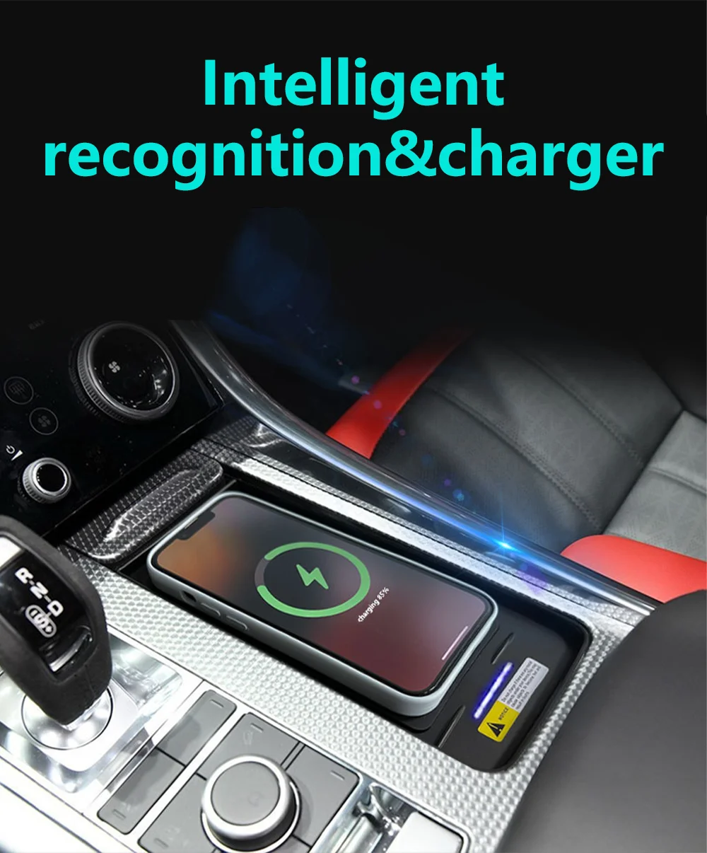 Car Charger 15W QI Wireless Charger For Land Rover Range