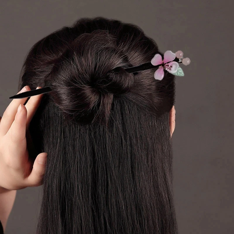 Bastoncini Capelli a tema floreale o stile Hanfu - forme semplici 219 S8822762c01ea45d2ab0fb3936a811a03w