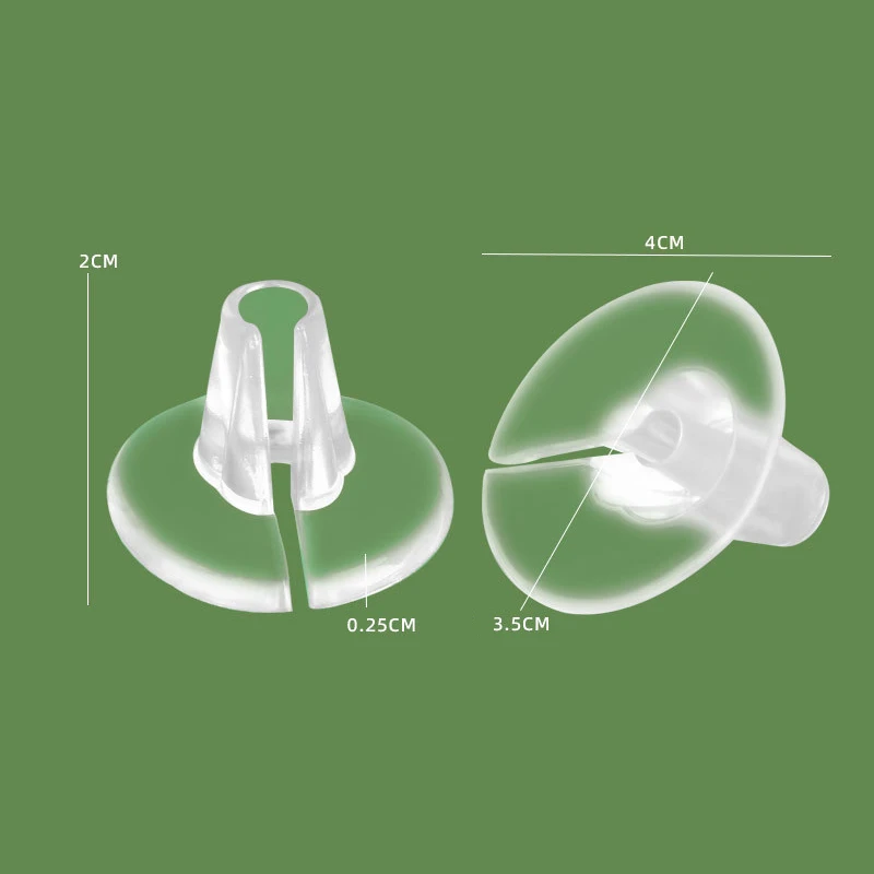Silicone Shoe Insoles 2pieces = 1pair Transparent Forefoot Shoe Pads Silicone Flip Gel Cushions Pad Protectors Anti-Slip Insoles Cushion For Flip Flops