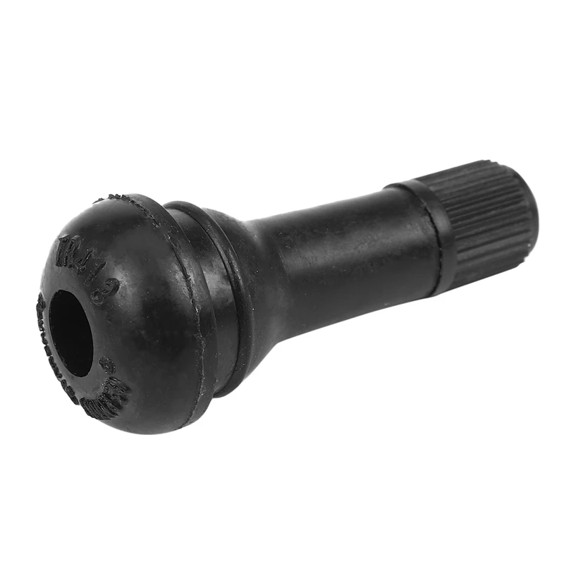 100Pcs TR 413 Short Rubber Car Tubeless Vacuum Snap-In Tire Valve Stems Alloy