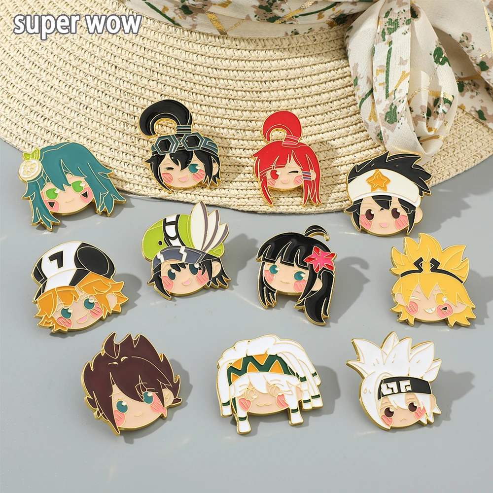 Anime Aotu Parola Distintivo In Metallo Grigio Limone Emy Godrose Anmicius Kalie Abby Camil King Ray Palos Simpatico Cartone Animato Figura Spilla Sma