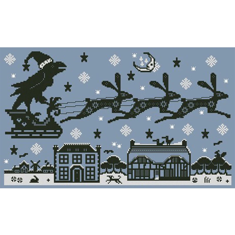 

6547 Cross Stitch Kits Cross-stitch Kit Embroidery Threads For Embroidery Set Christmas Crafts For Adults Embroidery Needles DIY