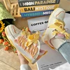 Women's Low Top Platform Sneakers Breathable Lightweight Non-Slip Causal Dress Comfort Walking Shoes for Lady 5