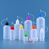 5PCS 3ml-120ml Plastic Squeezable Needle Bottles Eye Liquid Dropper Sample Drop Can Be Glue Ink Applicator Refillable Containers 1