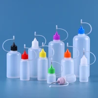 5PCS 3ml-120ml Plastic Squeezable Needle Bottles Eye Liquid Dropper Sample Drop Can Be Glue Ink Applicator Refillable Containers 1
