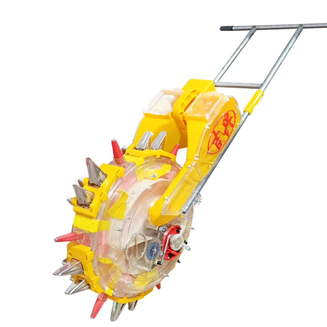 

Single and double grain fertilizer can be planted with adjustable slide type seed fertilizer automatic seed seeding planter