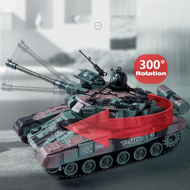 Détail des chenilles et du blindage du Robot Tank T90/T60 RC Blindé 2.4GHz - Jouet de Combat avec Effets Lumineux et Sonores.