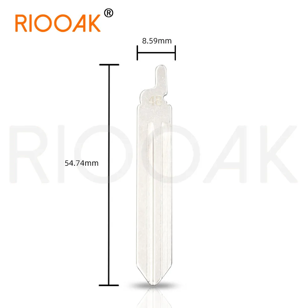 10pcs Replacement Metal Blank Uncut Flip Remote Car Key Blade #48 NSN14 for Nissan Original 2014 Remote, car remote key,car key