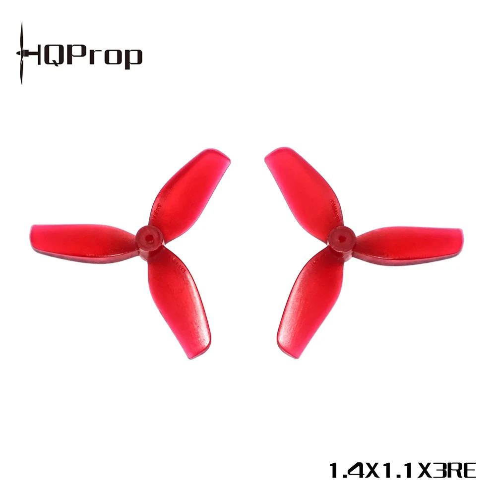 Hélices 1.4 pouces 3 pales pour drones FPV micro - Lot de 4 paires