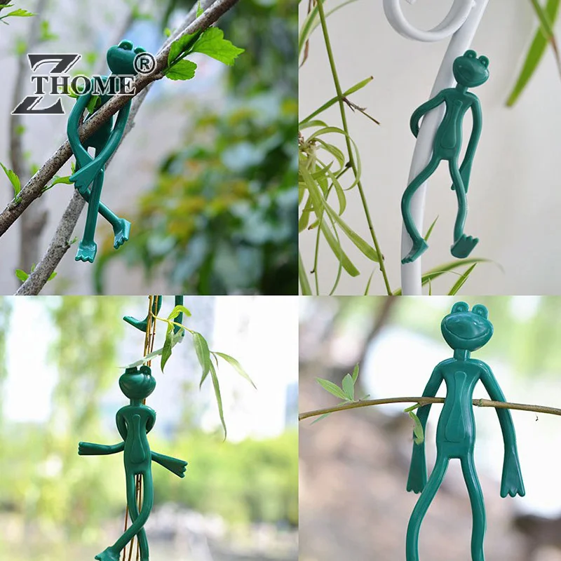 

1PC Wire Clips Vegetation Decoration Frog Lizard Plant Ties Garden Plant Auxiliary Plant Branch Correction Growth Direction Tie