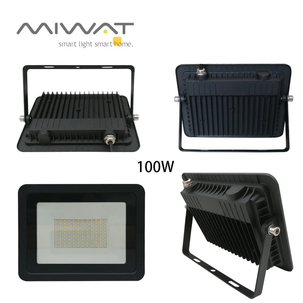 LED Flood Light 10W 20W 30W 50W 100W AC 220V Reflector Spotlight Street Light Wall Lamp IP68 Waterproof Outdoor Garden Lighting